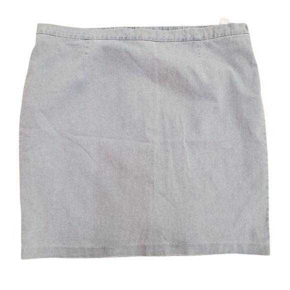 Joan Rivers |  Light Blue Wash Jeans Skirt - Picture 1 of 6